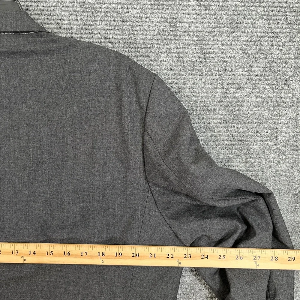 Brooks Brothers 346 Blazer Mens 42R Wool Stretch Charcoal Professional Office
